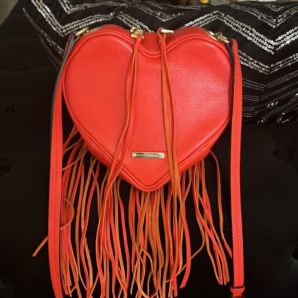Authentic Rebecca Minkoff heart handbag